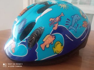 Casco infantil B-PRO azul 48-54 cm