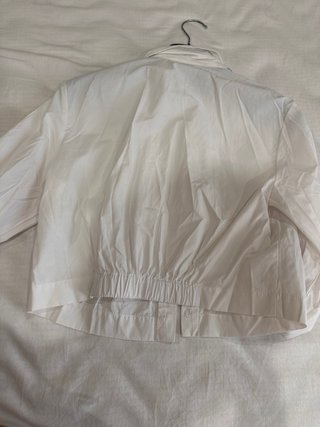 Camicia crop bianca