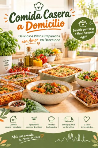 Cocinero a domicilio y eventos