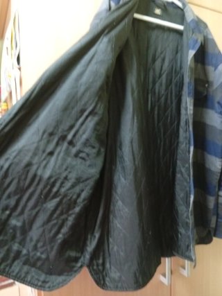 Camisa Lee Vintage Forrada Azul/Gris