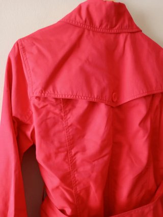 Gabardina Roja Talla L