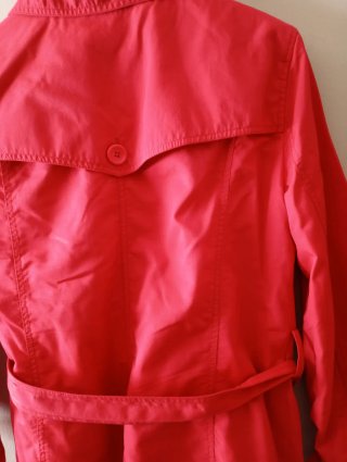 Gabardina Roja Talla L