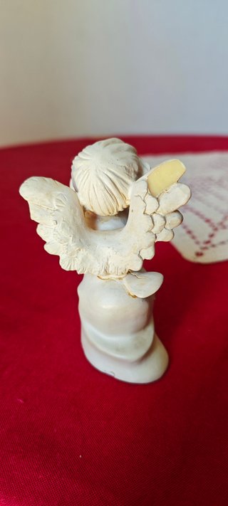 Statuina Angelo Musicista Vintage