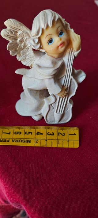 Statuina Angelo Musicista Vintage