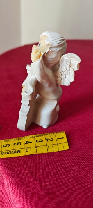Statuina Angelo Musicista Vintage
