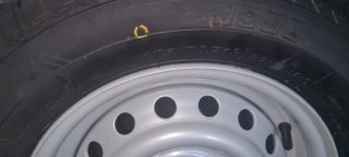 Rueda 175/70 R13 para remolque