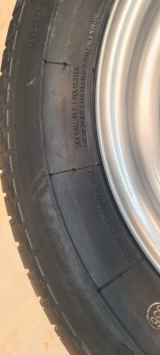 Rueda 175/70 R13 para remolque
