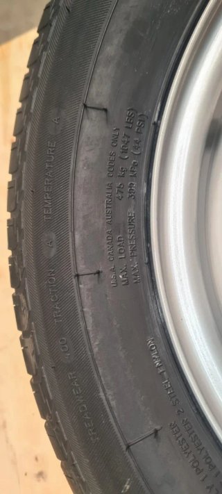 Rueda 175/70 R13 para remolque