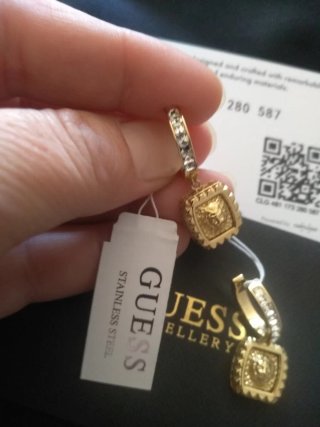 Pendientes Guess Dorados
