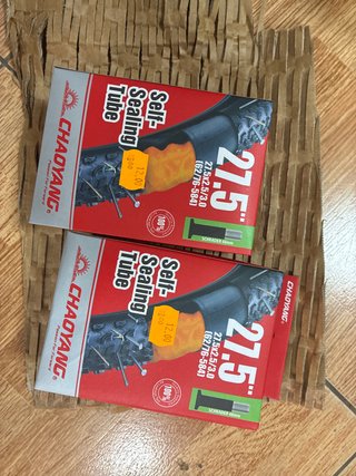 2 Cámaras de Bicicleta 27.5 Autoreparables