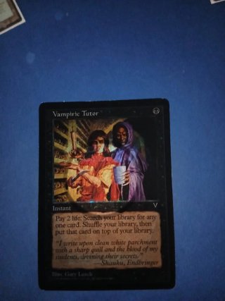 Vampiric Tutor Magic The Gathering Carta