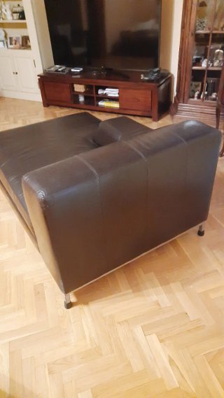 Chaiselongue / Sillón Marrón Chocolate