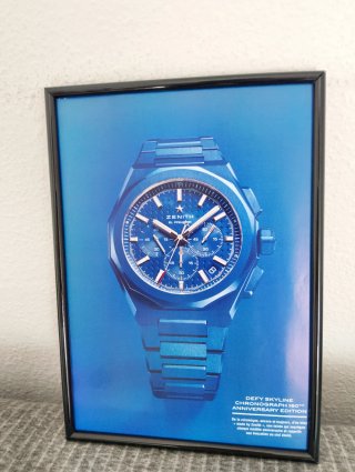 Anuncio original reloj Zenith con marco