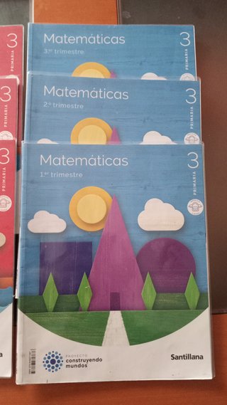 LIBROS DE TEXTO 3º PRIMARIA EDITORIAL SANTILLANA
