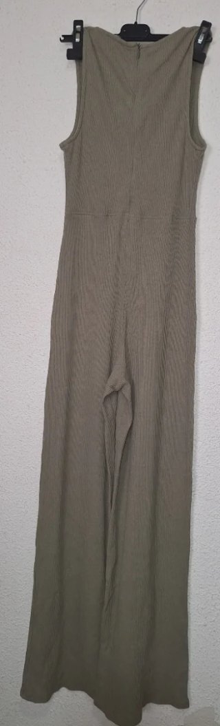 Mono largo mujer verde oliva