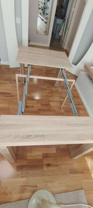 Mesa consola extensible madera