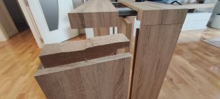 Mesa consola extensible madera