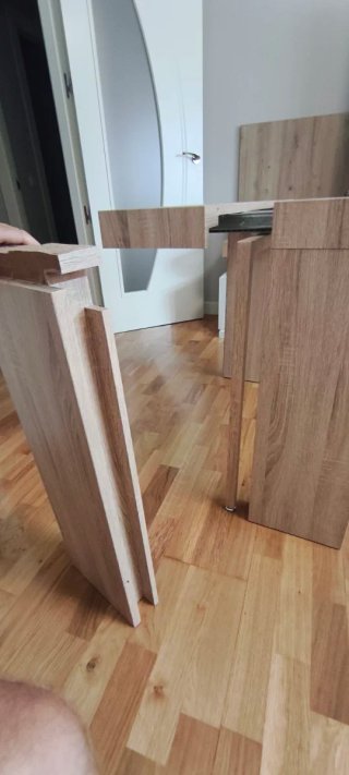 Mesa consola extensible madera