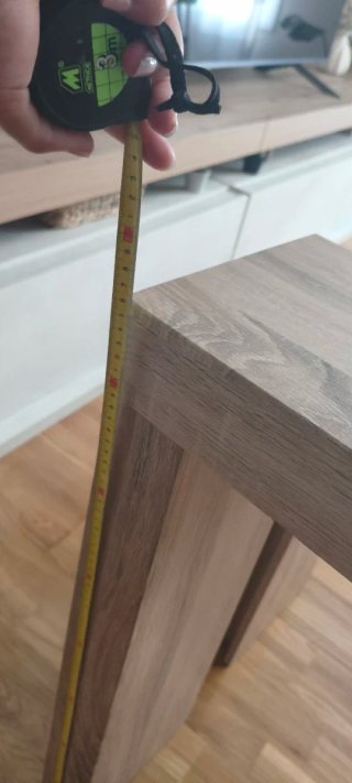 Mesa consola extensible madera