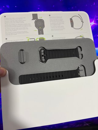 Apple Watch Ultra 3 Black Ti Black Ocean Band