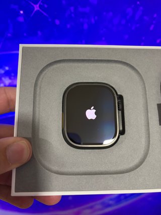 Apple Watch Ultra 3 Black Ti Black Ocean Band