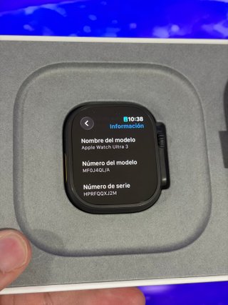 Apple Watch Ultra 3 Black Ti Black Ocean Band