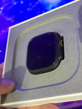 Apple Watch Ultra 3 Black Ti Black Ocean Band