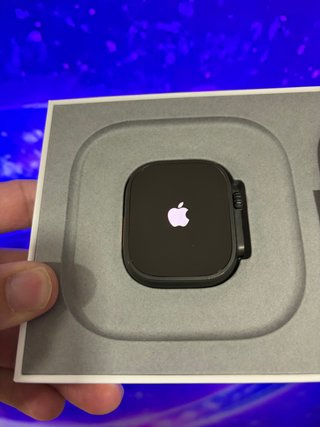 Apple Watch Ultra 3 Black Ti Black Ocean Band