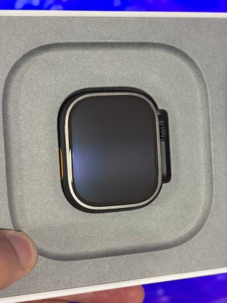 Apple Watch Ultra 3 Black Ti Black Ocean Band