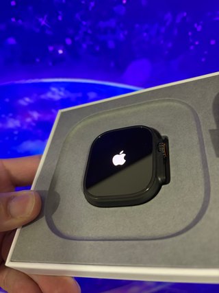 Apple Watch Ultra 3 Black Ti Black Ocean Band