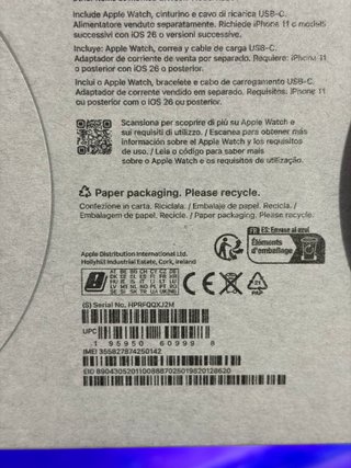 Apple Watch Ultra 3 Black Ti Black Ocean Band