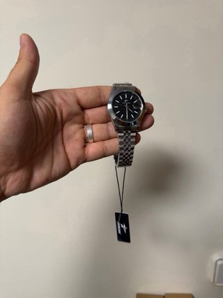 Reloj Elegante RICOCO Negro y Plateado