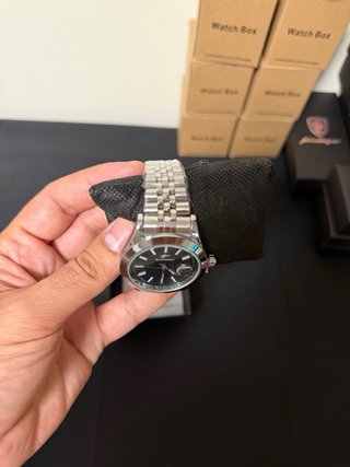 Reloj Elegante RICOCO Negro y Plateado