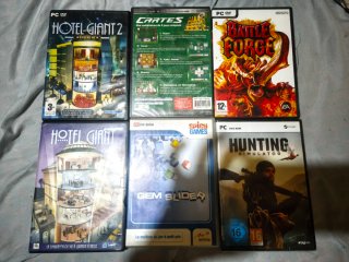 Lote 6 Juegos PC: Hotel Giant 2, Battle Forge, etc