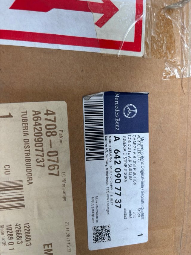 Colector Admisión Mercedes CLS A642-090 7737