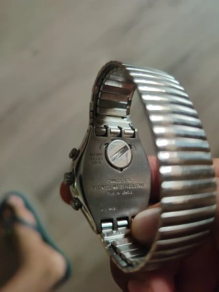 Swatch Irony Cronógrafo Plata/Blanco