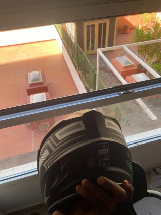 Casco Moto Cross Negro
