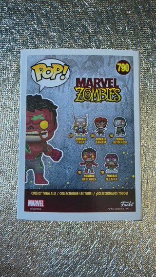 Funko Pop Marvel Zombies 790 Red Hulk