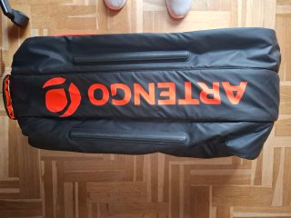 Raquetero ARTENGO XL Negro/Naranja