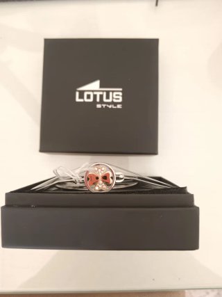 Pulsera Lotus Style Trébol Oro y Plata