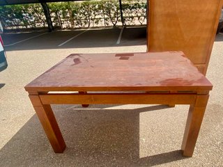 Muebles de salón completo de madera con vitrina