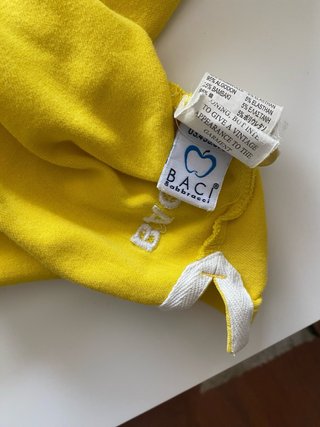 Maglia Polo Baci&Abbracci Gialla Tg. L