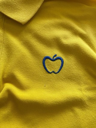 Maglia Polo Baci&Abbracci Gialla Tg. L