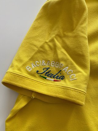 Maglia Polo Baci&Abbracci Gialla Tg. L