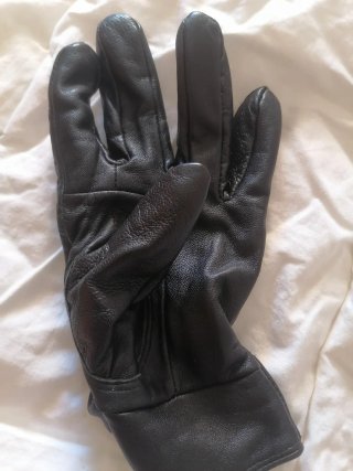 Guantes de cuero estilo motero