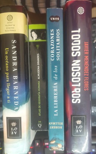 Lote 4 novelas narrativa contemporánea – Almudena