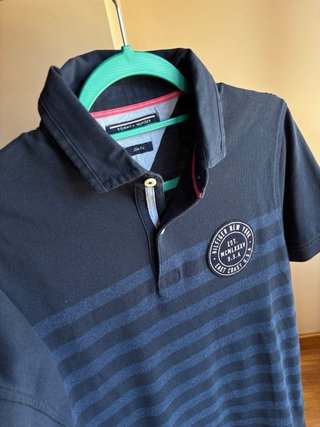 Polo Tommy Hilfiger Rayas Talla L