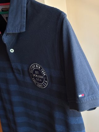 Polo Tommy Hilfiger Rayas Talla L