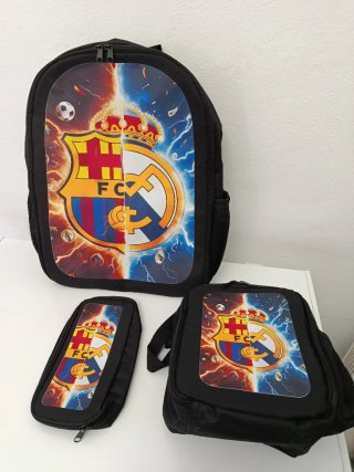 Mochila, Bolsa Almuerzo y Estuche escolar