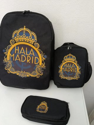 Mochila, Bolsa Almuerzo y Estuche escolar